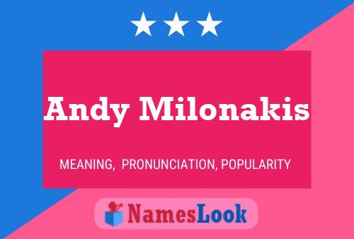 Poster del nome Andy Milonakis