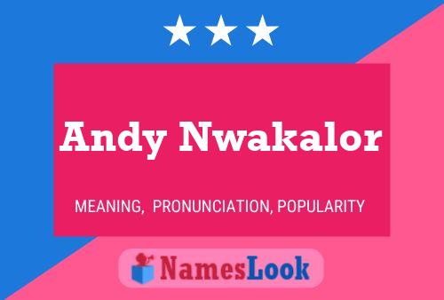 Poster del nome Andy Nwakalor