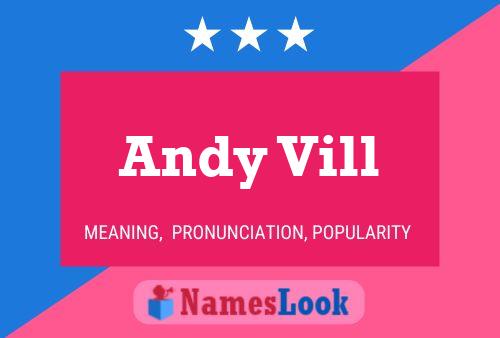 Poster del nome Andy Vill