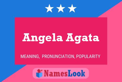 Poster del nome Angela Agata