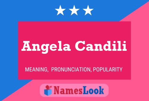 Poster del nome Angela Candili