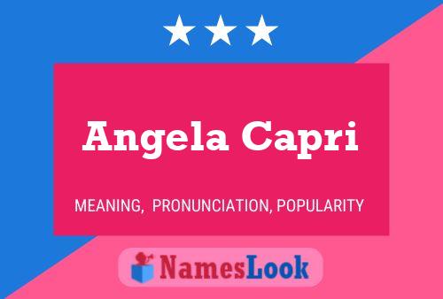 Poster del nome Angela Capri