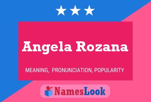 Poster del nome Angela Rozana