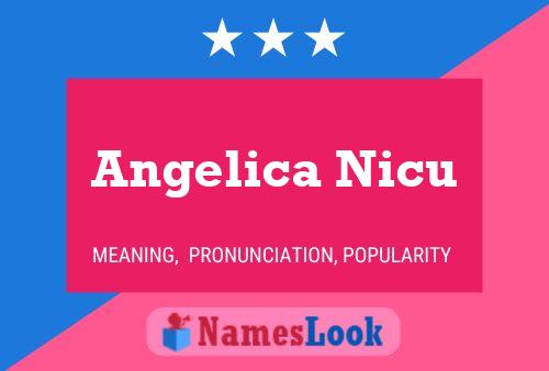 Poster del nome Angelica Nicu