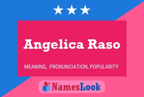 Poster del nome Angelica Raso