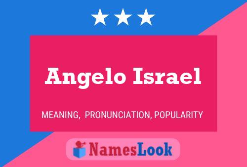 Poster del nome Angelo Israel