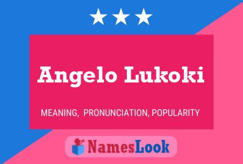 Poster del nome Angelo Lukoki