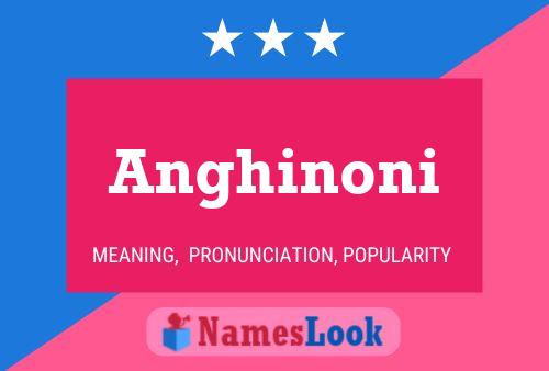 Poster del nome Anghinoni