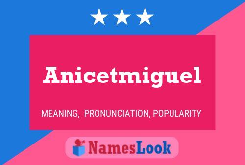 Poster del nome Anicetmiguel