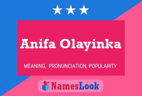 Poster del nome Anifa Olayinka