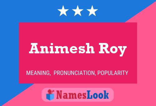 Poster del nome Animesh Roy