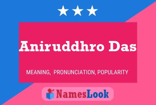 Poster del nome Aniruddhro Das