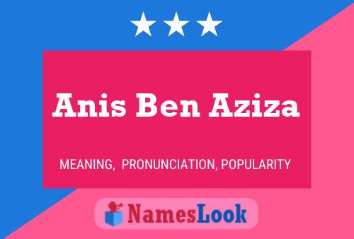 Poster del nome Anis Ben Aziza