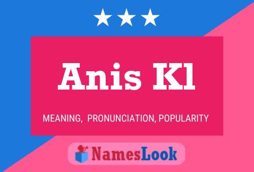 Poster del nome Anis Kl