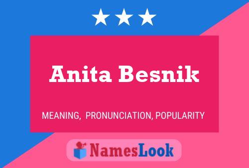 Poster del nome Anita Besnik