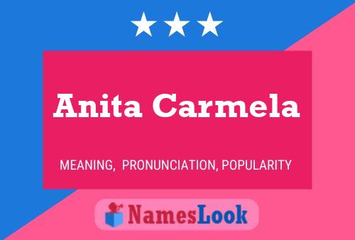 Poster del nome Anita Carmela