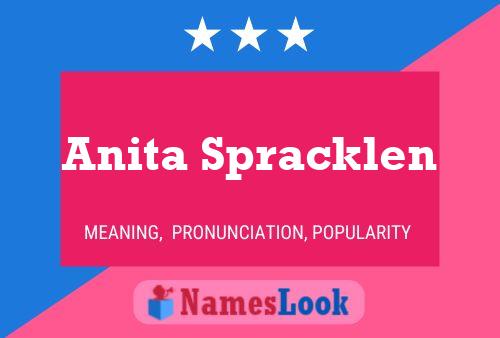 Poster del nome Anita Spracklen