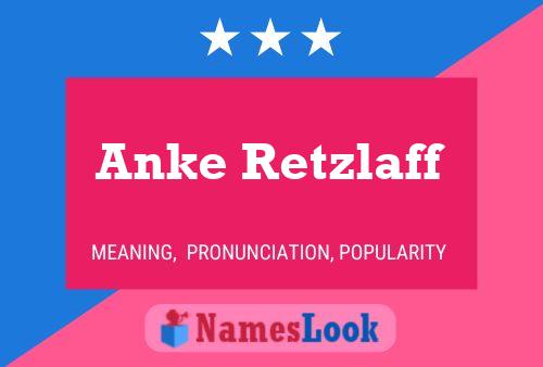 Poster del nome Anke Retzlaff