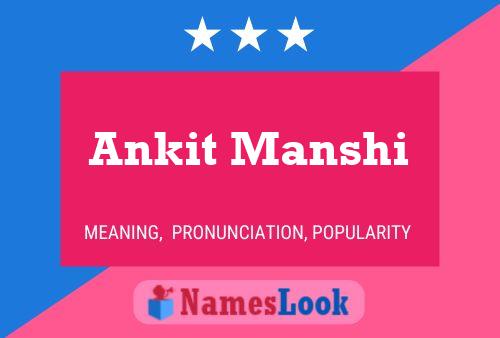 Poster del nome Ankit Manshi