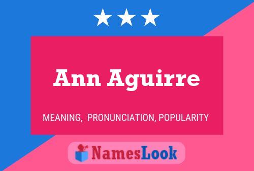 Poster del nome Ann Aguirre