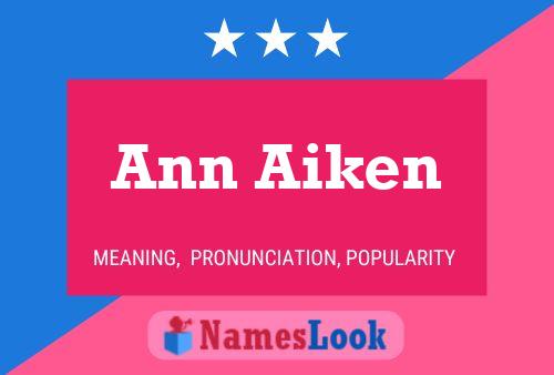 Poster del nome Ann Aiken