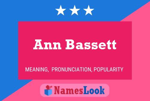 Poster del nome Ann Bassett