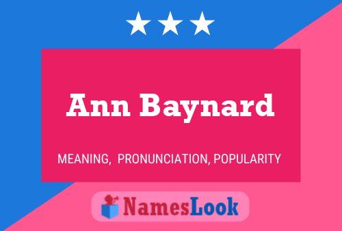 Poster del nome Ann Baynard