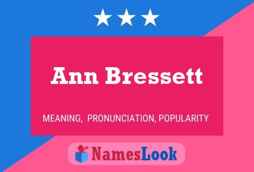 Poster del nome Ann Bressett