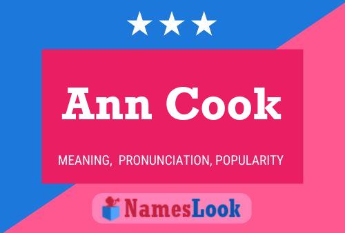 Poster del nome Ann Cook