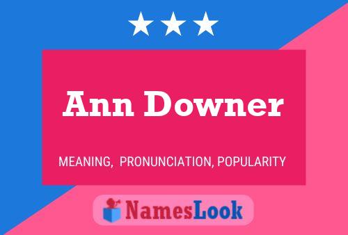 Poster del nome Ann Downer