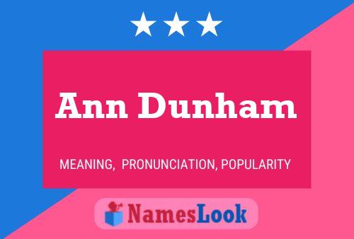 Poster del nome Ann Dunham