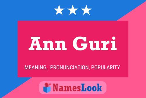 Poster del nome Ann Guri