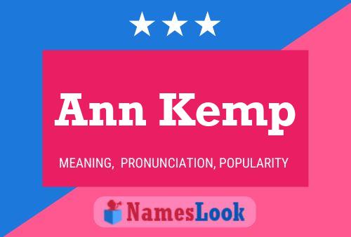 Poster del nome Ann Kemp