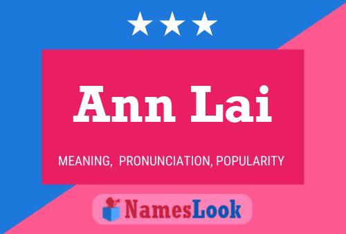 Poster del nome Ann Lai