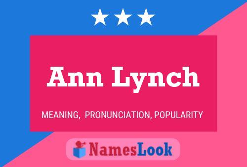 Poster del nome Ann Lynch