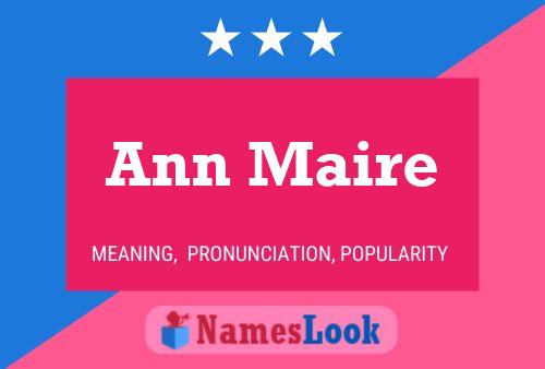 Poster del nome Ann Maire