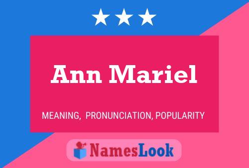 Poster del nome Ann Mariel