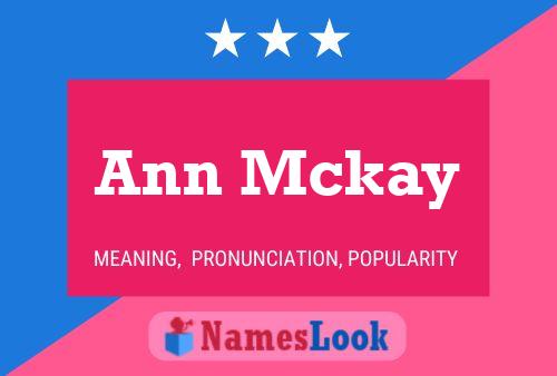 Poster del nome Ann Mckay