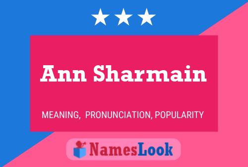 Poster del nome Ann Sharmain