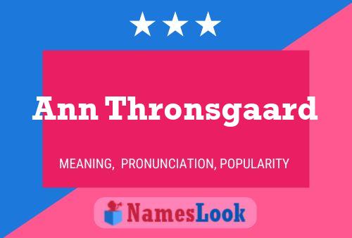 Poster del nome Ann Thronsgaard