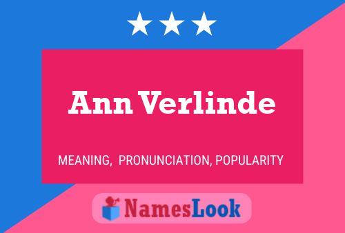 Poster del nome Ann Verlinde