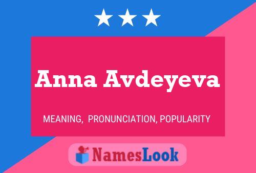 Poster del nome Anna Avdeyeva