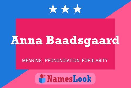 Poster del nome Anna Baadsgaard