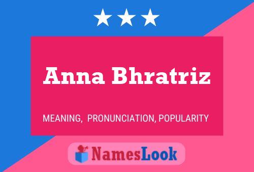 Poster del nome Anna Bhratriz