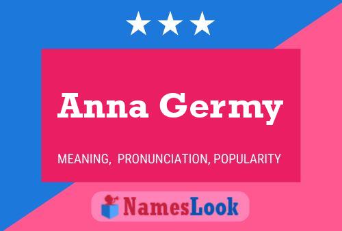 Poster del nome Anna Germy