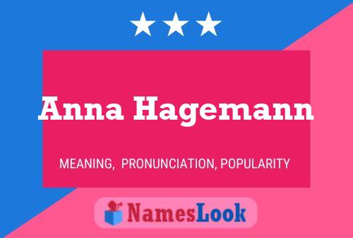 Poster del nome Anna Hagemann