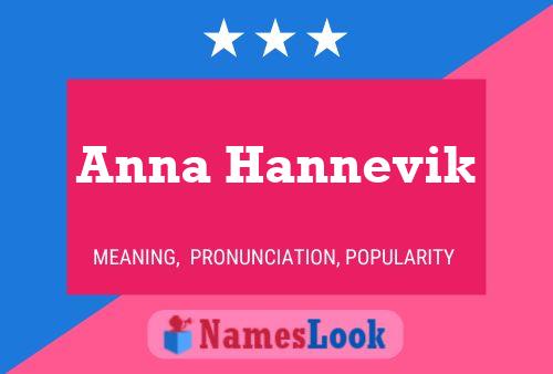 Poster del nome Anna Hannevik