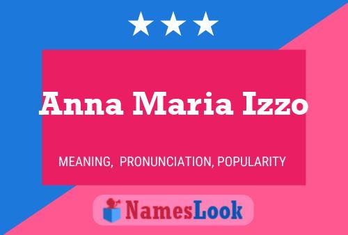 Poster del nome Anna Maria Izzo