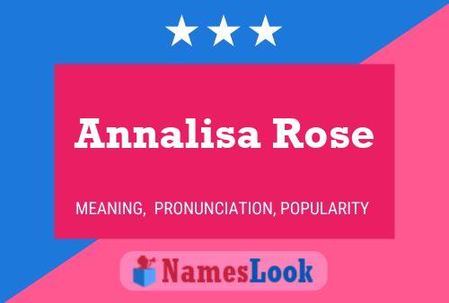 Poster del nome Annalisa Rose