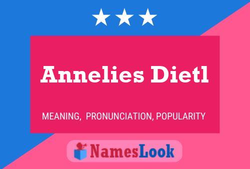 Poster del nome Annelies Dietl